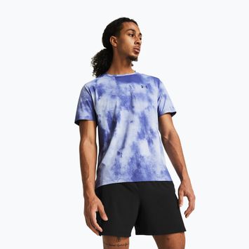 Tank top do biegania męski Under Armour Laser Wash celeste/ starlight/ reflective