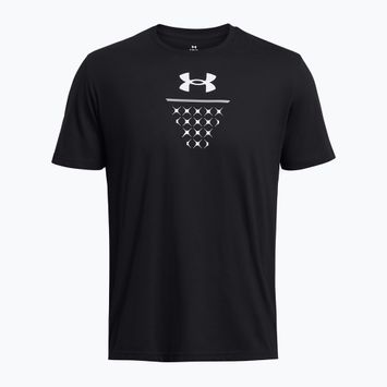 Koszulka męska Under Armour Basketball Net Icon black/white