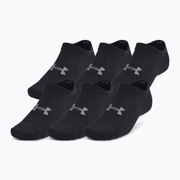 Skarpety Under Armour Essential No Show 6 Pack black/black/castlerock