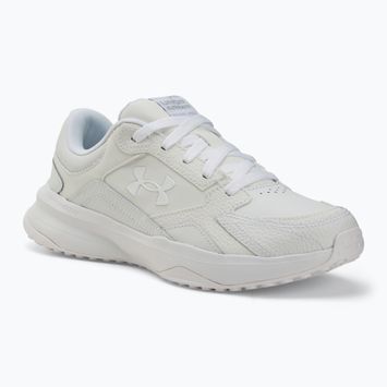 Buty treningowe męskie Under Armour Edge Leather white/white/halo gray