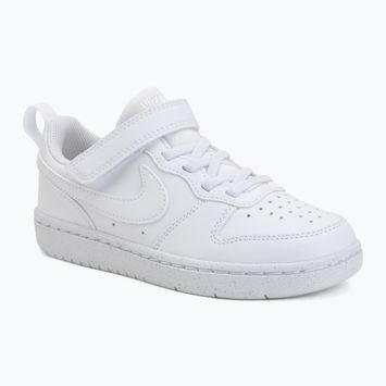 Buty dziecięce Nike Court Borough Low Recraft white/white/white
