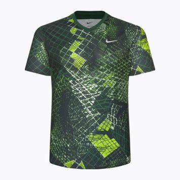 Koszulka tenisowa męska Nike Court Dri-Fit Victory Top Novelt fir/white