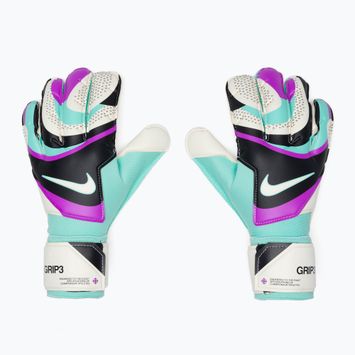 Rękawice bramkarskie Nike Grip 3 black/hyper turquoise/white