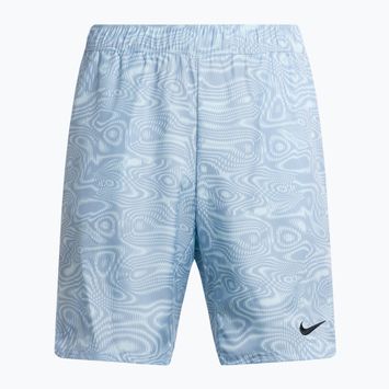 Spodenki tenisowe męskie Nike Court Dri-Fit Victory 9" Printed glacier blue/black