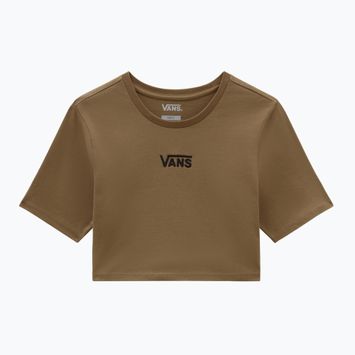 Koszulka damska Vans Flying V Crew Crop Ii otter