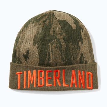 Czapka zimowa męska Timberland Camo Jacquard Hat leaf green