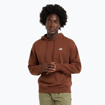 Bluza męska New Balance Small Logo French Terry Hoodie richoak