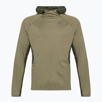 Longsleeve do biegania męski Nike Trail Dri-Fit UV LS Hoodie neutral olive/medium olive/lilac bloom