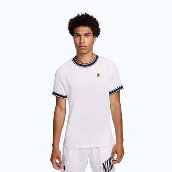 Koszulka tenisowa męska Nike Court Heritage white/black