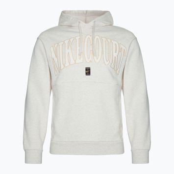 Bluza tenisowa męska Nike Court Dri-Fit Heritage Hoodie light orewood brown/pale ivory