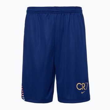 Spodenki piłkarskie dziecięce Nike CR7 Academy Dri-FIT blue void/blue void/metallic gold