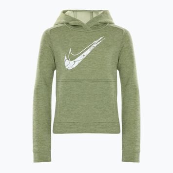 Bluza dziecięca Nike Multi Stain Repel Therma-FIT Hoodie oil green/olive aura/heather/white