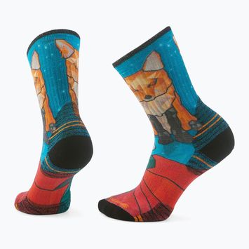 Skarpety damskie Smartwool Hike Targeted Cushion Geo Fox Print Crew capri