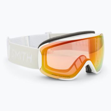 Gogle narciarskie Smith Moment white vapor/chromapop pro photochromic red mirror