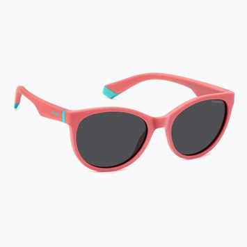 Okulary przeciwsłoneczne dziecięce Polaroid PLD 8065/S coral/grey polarized