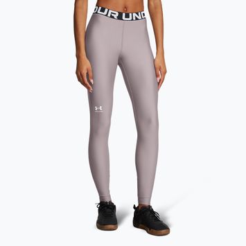 Legginsy treningowe damskie Under Armour HeatGear tetra gray/white