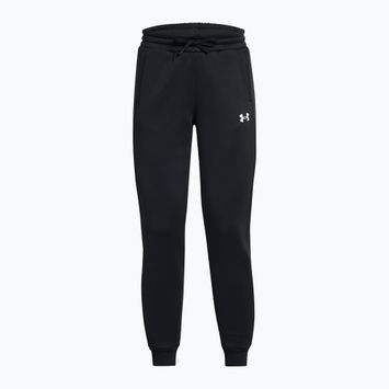 Spodnie damskie Under Armour Fleece Jogger UA Armour black/white