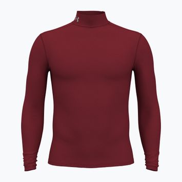 Longsleeve męski Under Armour Elite Mock CG cardinal/metallic silver