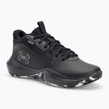 Buty do koszykówki Under Armour Lockdown 7 black/black/metallic silver