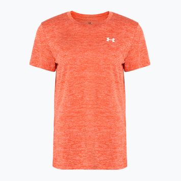 Koszulka treningowa damska Under Armour Tech C-Twist fire/white
