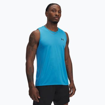 Koszulka treningowa męska Under Armour Tech Tank ether blue/black