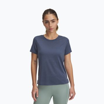 Koszulka do biegania damska Under Armour Launch downpour gray/reflective