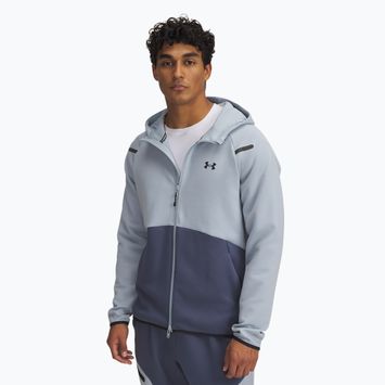 Bluza męska Under Armour Unstoppable Fleece Full Zip HD harbor blue/downpour gray/black