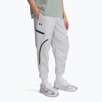 Spodnie męskie Under Armour Unstoppable Cargo halo gray/black