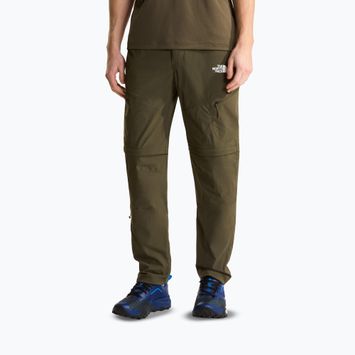 Spodnie trekkingowe męskie The North Face Exploration Regular Tapered Convertible taupe green