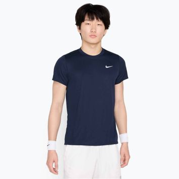 Koszulka tenisowa męska Nike Court Dri-Fit Victory obsidian/white