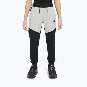 Spodnie dziecięce Nike Sportswear Tech Fleece black/dark grey heather/black/black