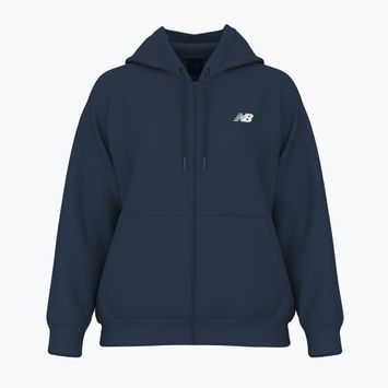 Bluza damska New Balance Fleece Logo Full Zip athletic nb navy