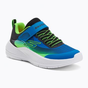 Buty dziecięce Skechers Microspec Advance blue/lime