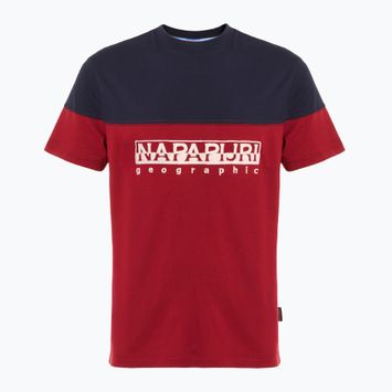 Koszulka męska Napapijri S-Saturnia tibetan red R1E
