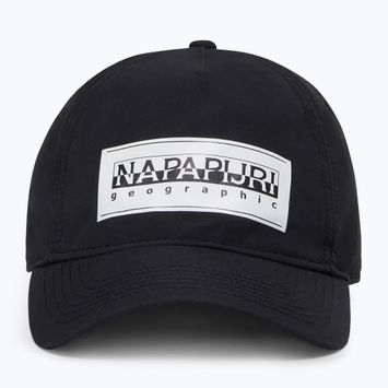 Czapka z daszkiem męska Napapijri F-Box Logo black 041