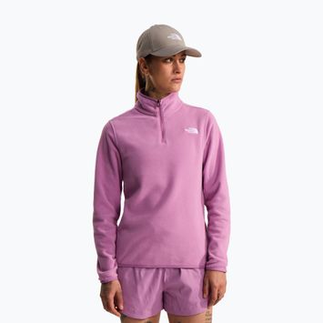 Bluza damska The North Face Glacier Fleece 1/4 Zip hushed lavender