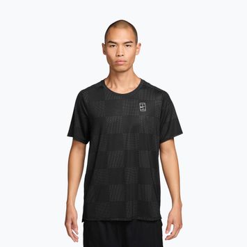 Koszulka tenisowa męska Nike Court Dri-Fit Advantage Print black/white
