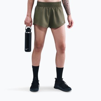 Spodenki damskie Nike One Dri-Fit 3" medium olive