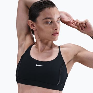 Biustonosz treningowy Nike One Light-Support black/white