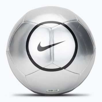 Piłka do piłki nożnej Nike Academy T90 Metallic '26 metallic silver/black/black rozmiar 4
