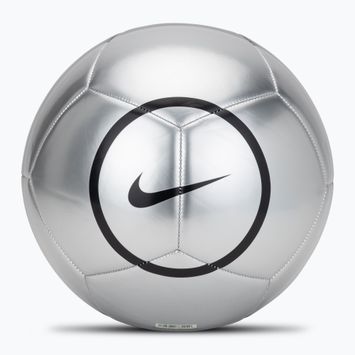 Piłka do piłki nożnej Nike Academy T90 Metallic '26 metallic silver/black/black rozmiar 5