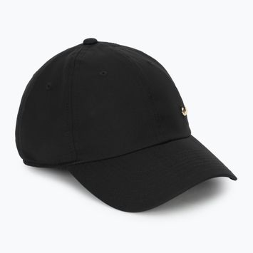Czapka z daszkiem Nike Dri-Fit Club Unstructured Metal Swoosh black/metallic gold