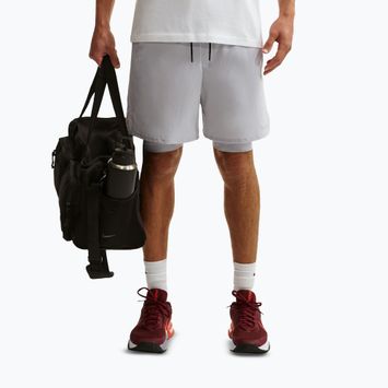 Spodenki męskie Nike Unlimited 2in1 Dri-Fit 7" grey fog/grey fog/black/grey fog