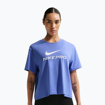 Koszulka treningowa damska Nike Pro Dri-Fit Loose sapphire/white