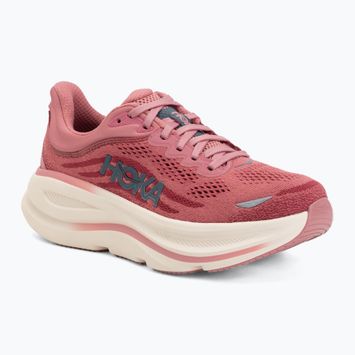Buty do biegania damskie HOKA Bondi 9 Wide lingonberry/cranberry
