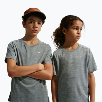 Koszulka dziecięca Nike Miler smoke grey/heather