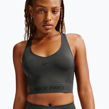 Koszulka damska Nike Pro Seamless Dri-Fit Cropped dark
