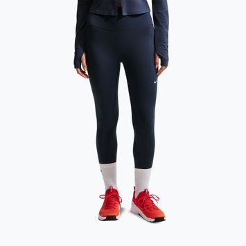 Legginsy damskie Nike One midnight navy/white