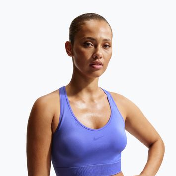 Koszulka damska Nike Pro Seamless Dri-Fit Cropped sapphire
