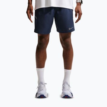 Spodenki do biegania męskie Nike Miler Dri-Fit Brief Lined7" midnight navy